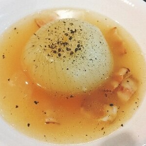 ごろっと♪玉ねぎ丸ごとスープ